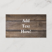 Beaux chevaux et Rustic Barn Carte de visite (Dos)