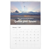 Beaux couchers de soleil et calendrier de citation (Feb 2027)
