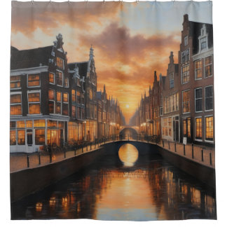 BEAUX Delft Douchegordijn