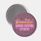 Beaux Esprits Inspirent les Autres Magnet (Recto/Verso)