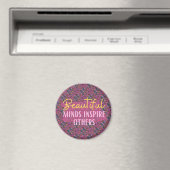 Beaux Esprits Inspirent les Autres Magnet (In Situ (Lave-vaisselle))