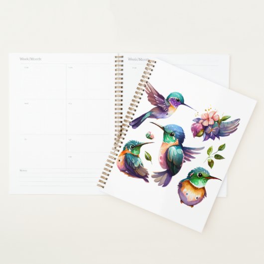 Beaux et mignons colibris pour les amateurs d'oise (Devant avec enveloppe)