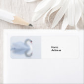 Beaux Étiquettes de cygne (En situation)