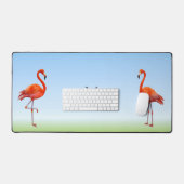 Beaux Flamants Roses & Monogramme (Clavier et souris)
