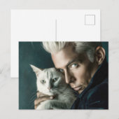 Beaux Hommes & Cartes d'Art de Chats (Devant / Derrière)