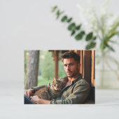 Beaux Hommes & Cartes d'Art de Chats (Debout devant)