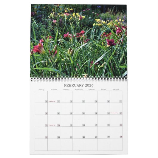 Beaux jardins de Bear River Calendrier 2020 (Feb 2026)