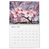 Beaux Jours de Printemps Calendrier Paysages Arbre (Feb 2027)