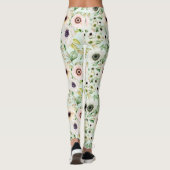 Beaux Leggings Floraux (Dos)