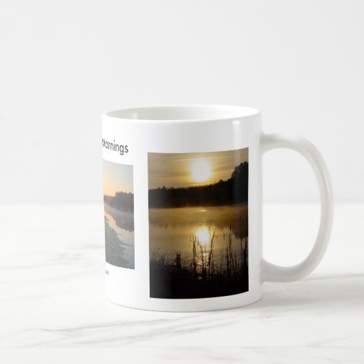 Beaux matins brumeux lacs Mug (Droite)