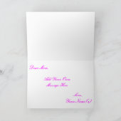 Beaux messages de carte de voeux de fête des mères (Intérieur)