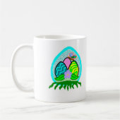 Beaux oeufs de Pâques Café Mug (Gauche)