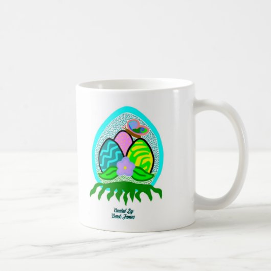 Beaux oeufs de Pâques Café Mug (Droite)