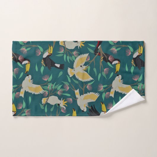 Beaux Oiseaux  (Serviette à main)