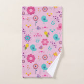 Beaux Oiseaux Abeilles Et Fleurs (Serviette à main)