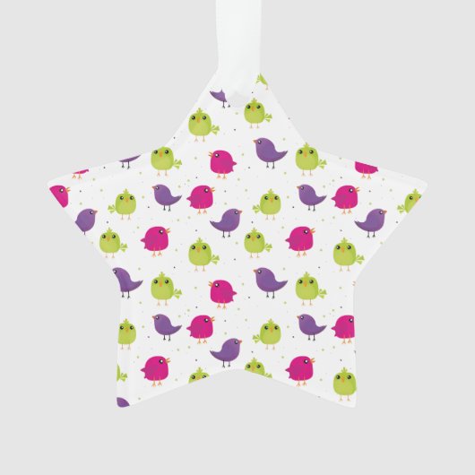 Beaux oiseaux colorés (devant)