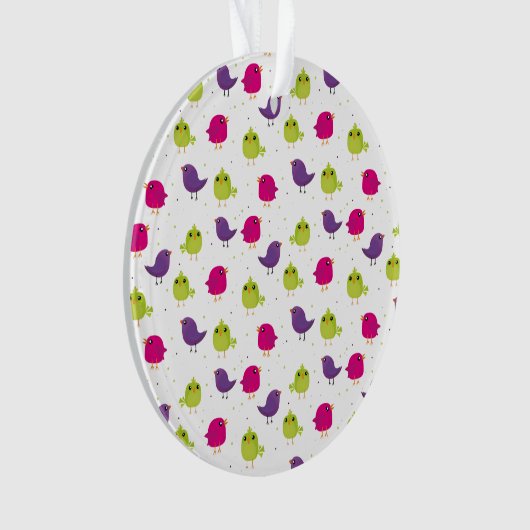 Beaux oiseaux colorés (devant)