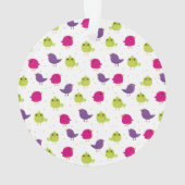 Beaux oiseaux colorés (dos)