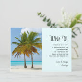 Beaux palmiers sur un Merci de plage tropical (Debout devant)