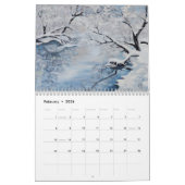 Beaux paysages calendrier 2023 -peintures à l'huil (Feb 2026)