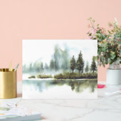 Beaux pins dans le lac (Mariage)