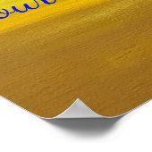 Beaux posters de sable et de ciel peignant vos mot (Coin)