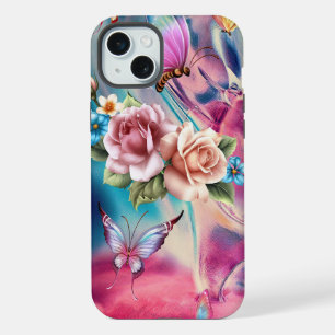 Beaux Roses et papillons