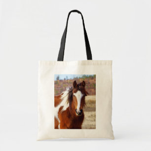 Beaux sacs fourre-tout à cheval de peinture