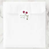 Beaux Stickers Blooms, Fuchsia (Sac)
