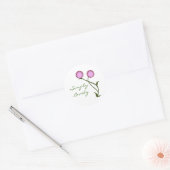 Beaux Stickers Blooms, Lavande (Enveloppe)