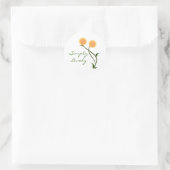 Beaux Stickers Blooms, Orange (Sac)