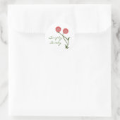 Beaux Stickers Blooms, Rouge (Sac)