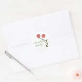 Beaux Stickers Blooms, Rouge (Enveloppe)