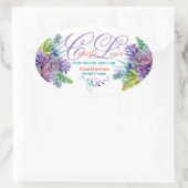 Beaux succulents Stickers Soins de la peau bio (Sac)