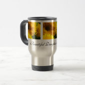 Beaux tournesols de tasse de café de belle-fille (Devant gauche)