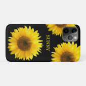 Beaux tournesols sur étui Case-Mate pour iPhone no (Dos (Horizontal))