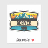 Beaver, Alaska Sticker (Vel)