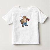 Beaver als ambachtsman met moersleutel kinder shirts (Voorkant)