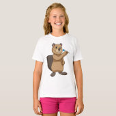 Beaver at Darts T-shirt (Voorkant volledig)
