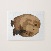 Beaver bij Chess met Chess Bishop Legpuzzel (Horizontaal)