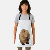 Beaver bij Chess met Chess Bishop Schort (Insitu)