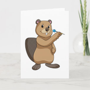 Beaver bij Darts met Dart Kaart