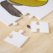 Beaver bij Zwemmen met Zwemring Legpuzzel (Zijkant)