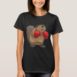 Beaver Boxer Boxing-handschoenen T-shirt