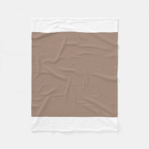 Beaver Brown Fleece Deken