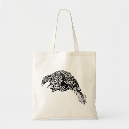 Beaver-Canvas tas (Voorkant)