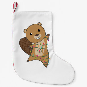 Beaver Cheerful Winter Animals Beavers A Kleine Kerstsok
