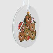 Beaver Christmas Tree Funny Animal Christmas (devant)