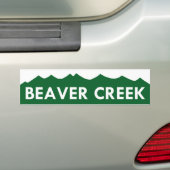 Beaver Creek Colorado Bumpersticker (Op auto)