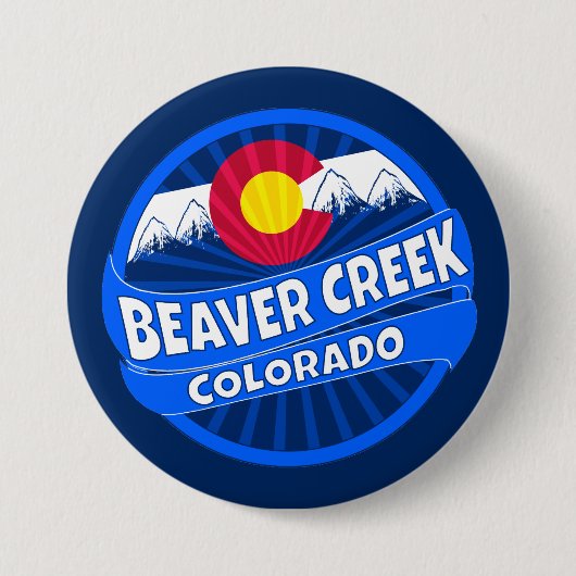 Beaver Creek Colorado mounast Button (Voorkant)